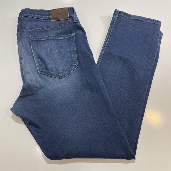 Paige Jeans Men’s Blue Federal Slim Straight Stretch Zip Fly Denim Pants 34x31 - Picture 2 of 9
